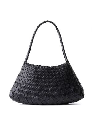 Black Rosanna woven leather bag DRAGON DIFFUSION | 8943DGS6MATBLACK